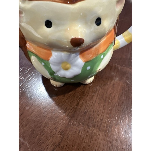Hedgehog Coffee Tea Mug Can Use For  Candle or‎ Plant Holder - Picture 3 of 4